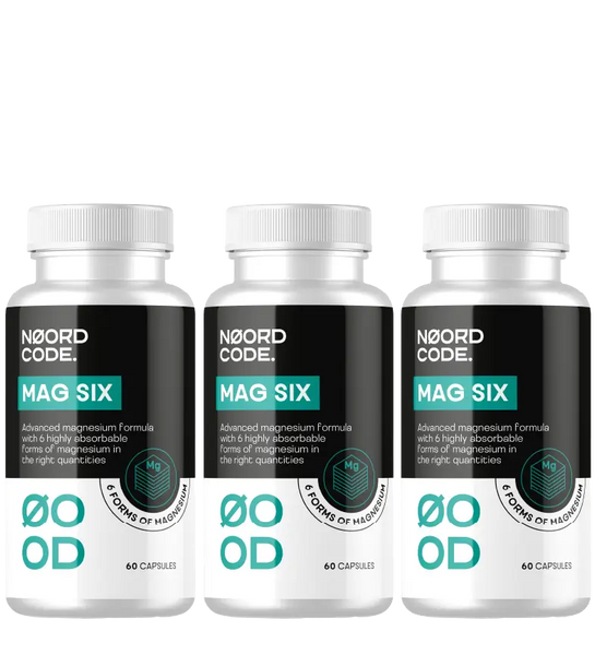 Mag Six | Six magnesium forms with B6 | 3 Pack – Noordcode