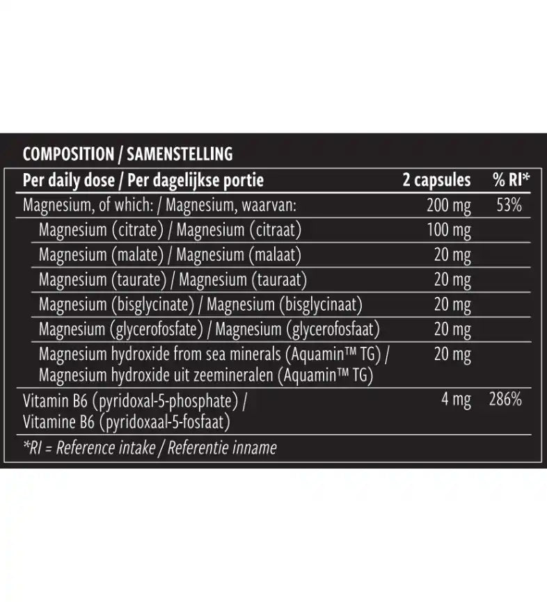 Mag Six | Six magnesium forms with B6 | 3 Pack – Noordcode