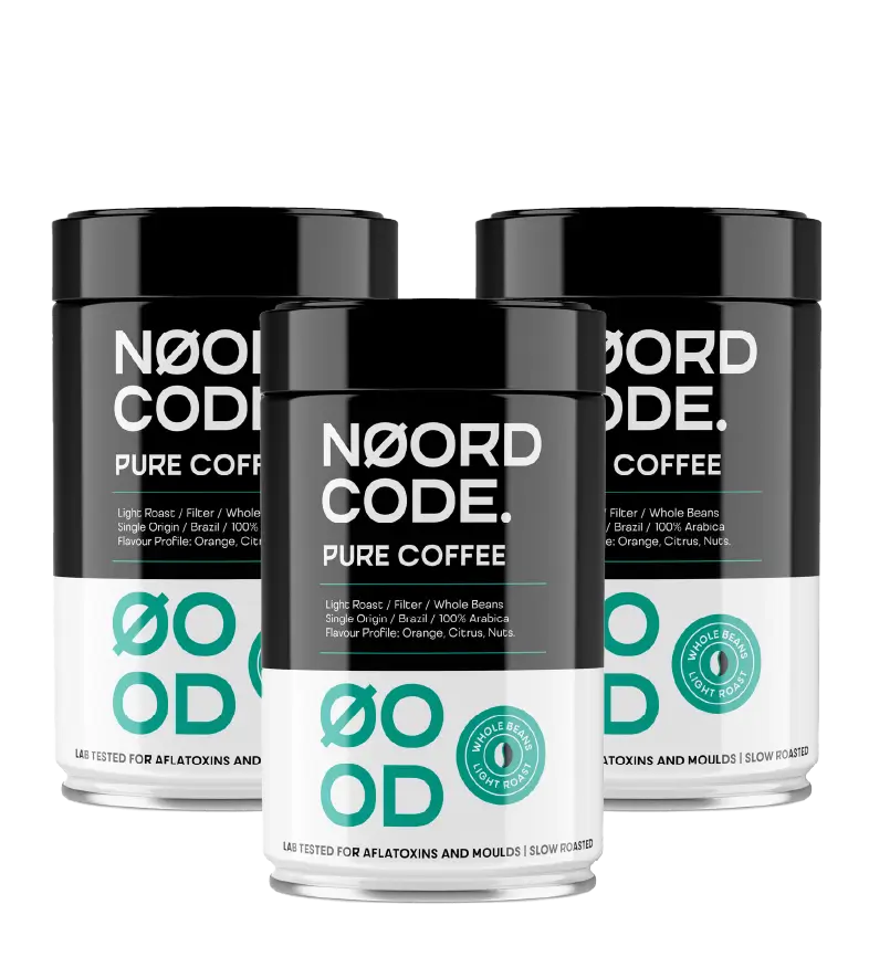 Pure Code Roaster Pure Coffee | Light Roast Beans | Mould free | 3 Pack – Noordcode