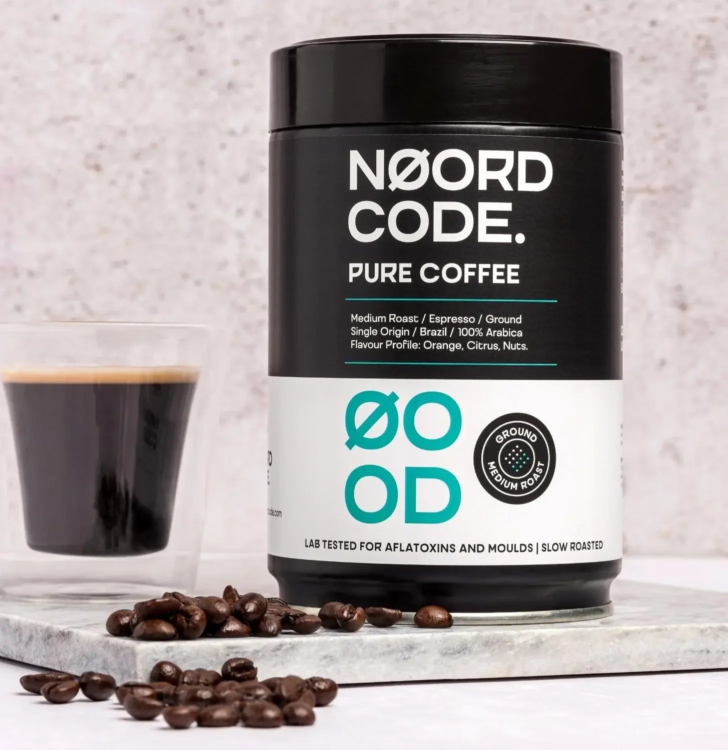 Pure Coffee | Mold-free | Medium Roast Ground | 1 Origin – Noordcode Pure Coffee | Mold-free | Medium Roast Ground | 1 Origin – Noordcode